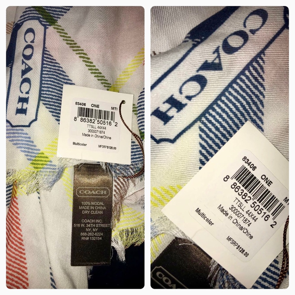 Brand New Coach Scarf - Picture 3 of 3